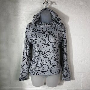 Gray Hello Kitty Hoodie